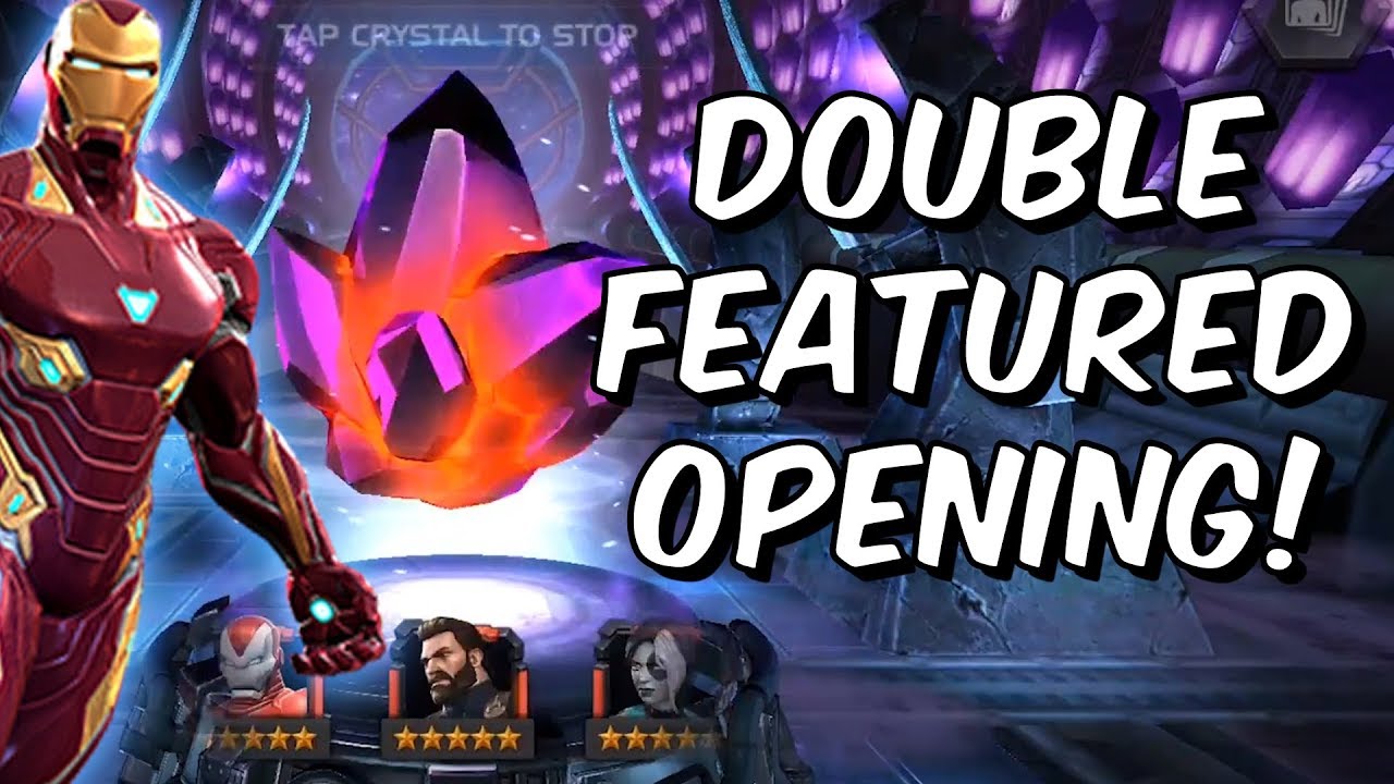 Double 5 Star Featured Crystal Opening! - Free To Play VS Seatin - Marvel Contest Of Champions