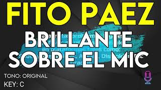 Fito Paez - Brillante Sobre El Mic - Karaoke Instrumental