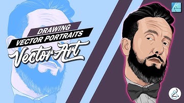 Affinity Designer | 🎨  Vector Speed Art Process 🎨  | Portrait Vector Art