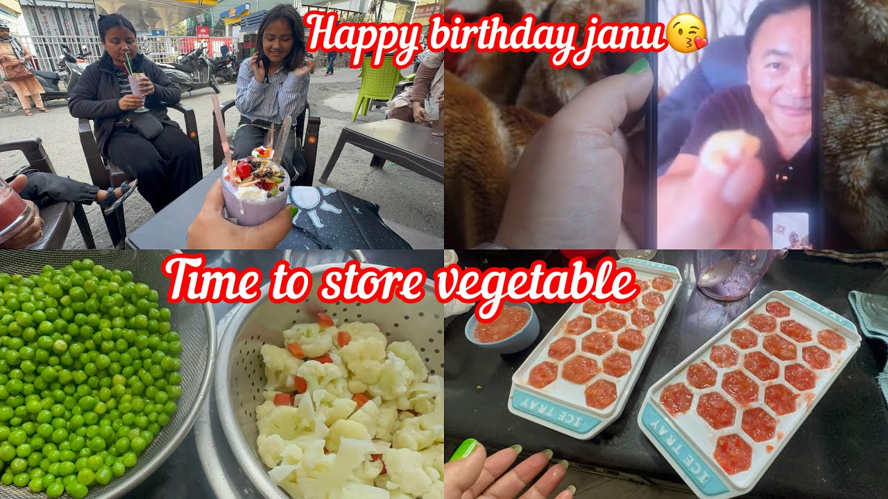 हम आज के दिन साथ नहीं हैं 🥺🥦🍅🥕सब्ज़ी स्टोर करने का समय आ गया 