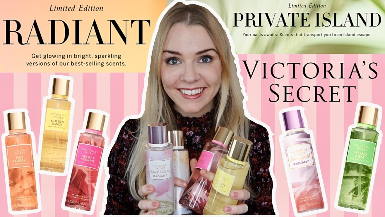 NEW VICTORIA'S SECRET BODY MISTS RADIANT & PRIVATE ISLAND REVIEW