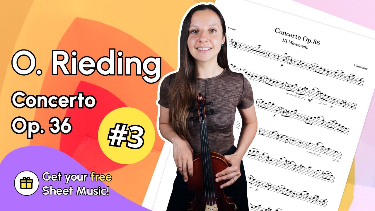 Rieding Op 36 3 Movement Violin Tutorial