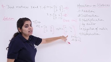 Class 12th – Addition & Subtraction Problem-1 | Matrices | Tutorials Point