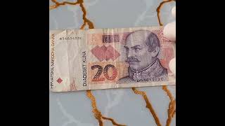 Croatia - 20 kuna value for the year 2001/Croacia - valor de 20 kunas para el año/عملة كروايتا ٢٠٠١