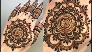 Back hand gol tikki Mehndi designs || gol tikki Mehndi designs for back hand || Back hand Mehndi screenshot 2