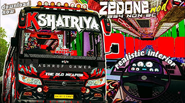 New DON ZEDONE BS4 MOD For Bus Simulator Indonesia💥New Bus Mod For Bussid #bussidmod