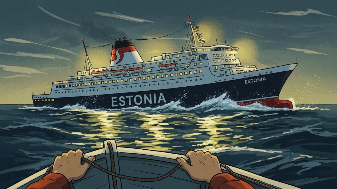 A noite em que o MS Estonia desapareceu no mar