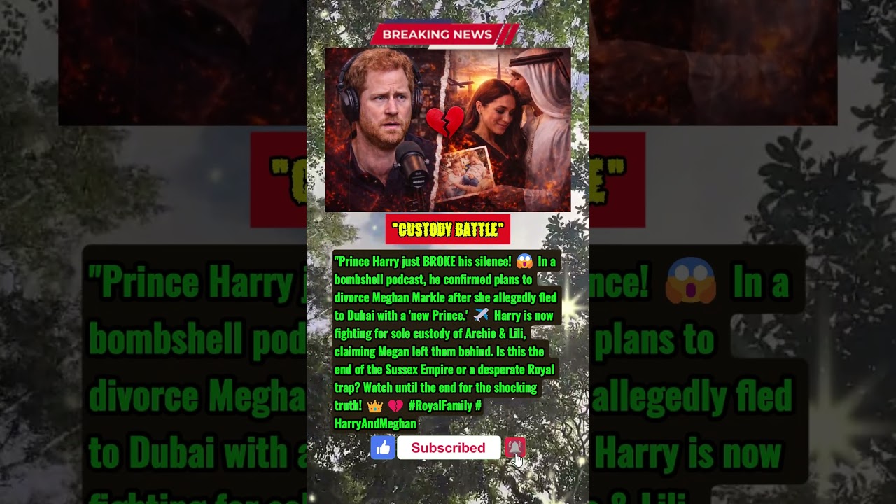 Harry FINALLY Files for Divorce? Meghan Fled to Dubai! 😱  