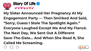 My Sister Announced Her Pregnancy At My Engagement Party — Then Smirked And Said, “Sorry, Gu...
