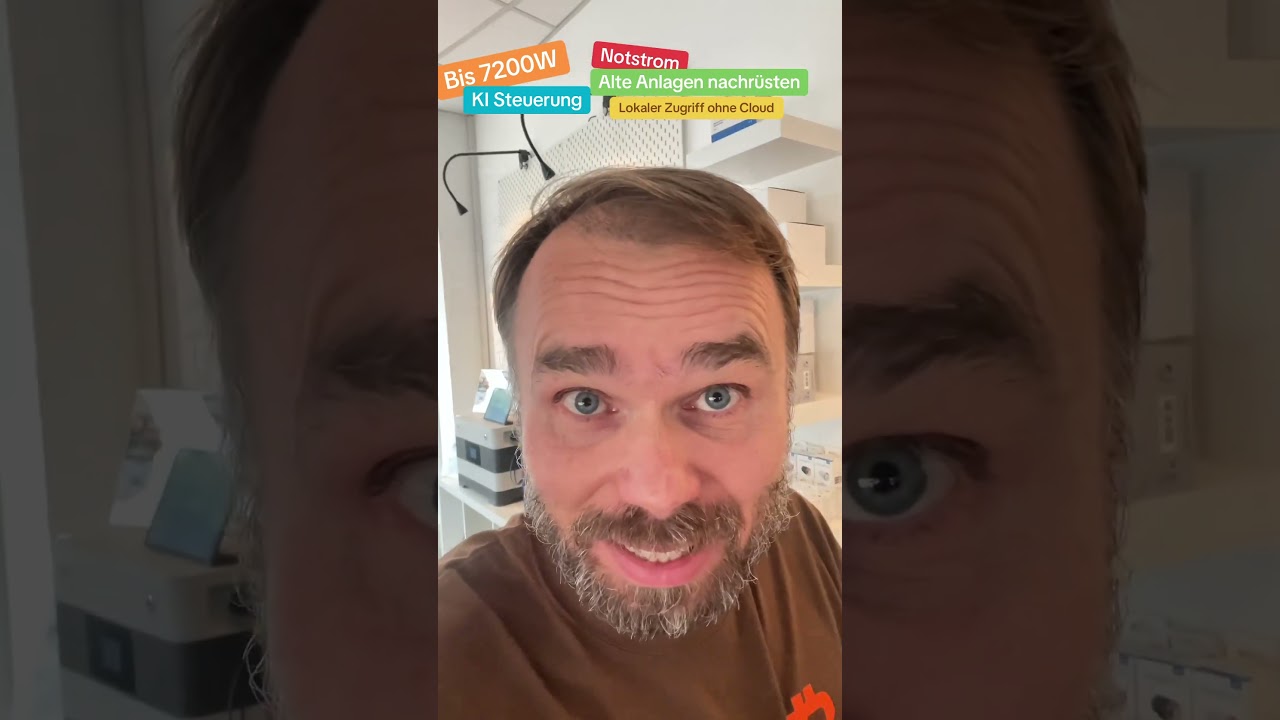 Die beste PV Anlage? Akku nachrüsten - 7200W - Notstrom - KI - ohne Cloud