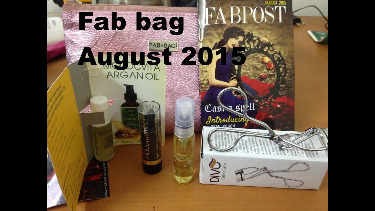 Fab bag August 2015