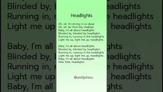 Headlights song (lyrics) from KIDDO #song #shorts #lyrics #headlights #kiddos
