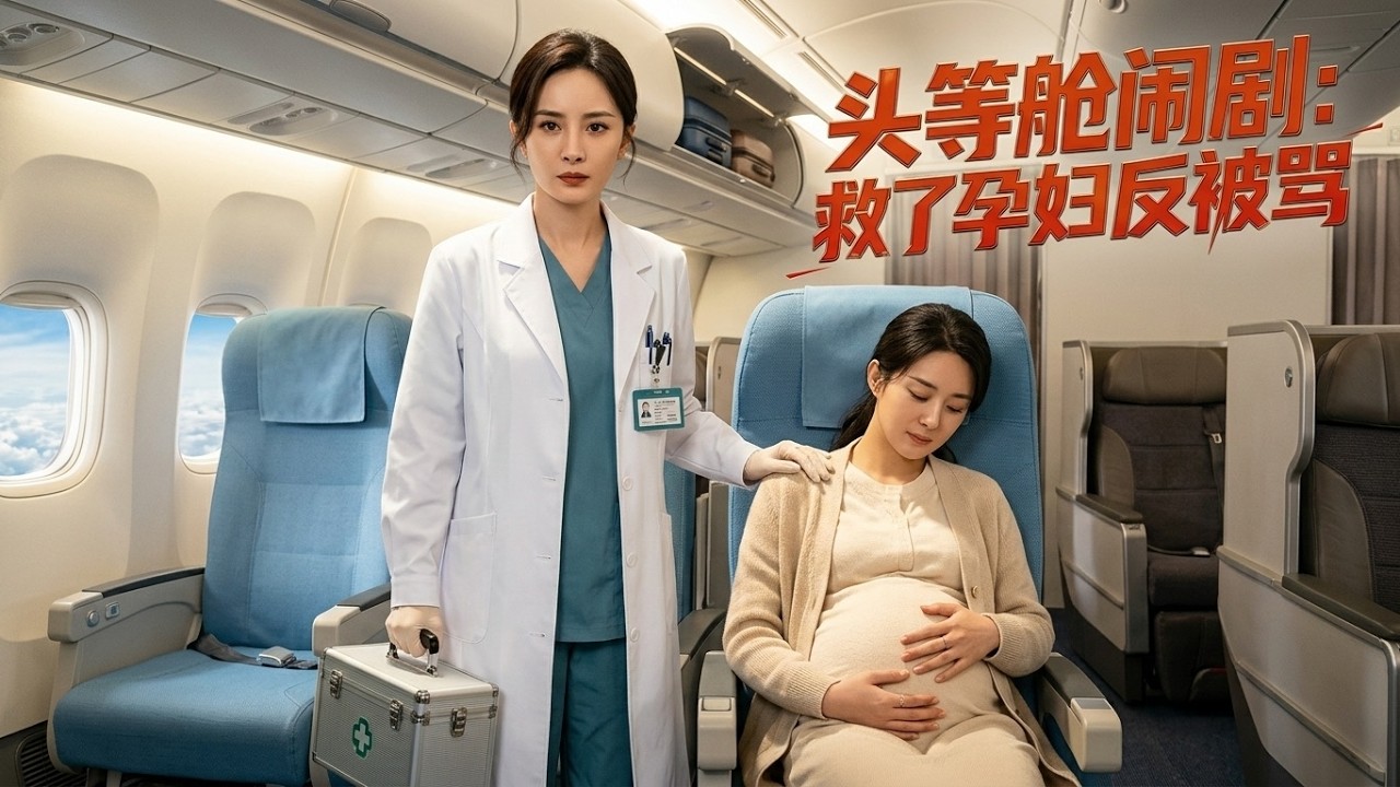 頭等艙救孕婦反被訛，怒甩巨嬰
