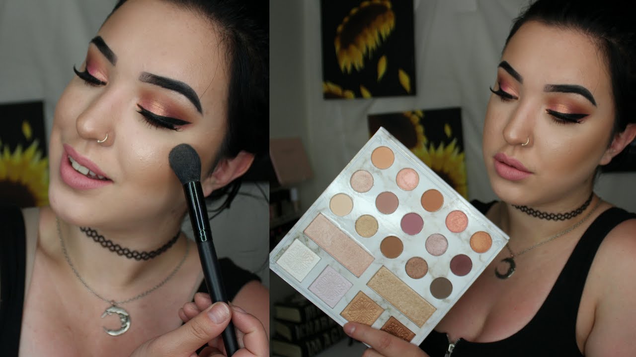 Glowing Makeup For OILY SKIN Carli Bybel Deluxe Palette Tutorial