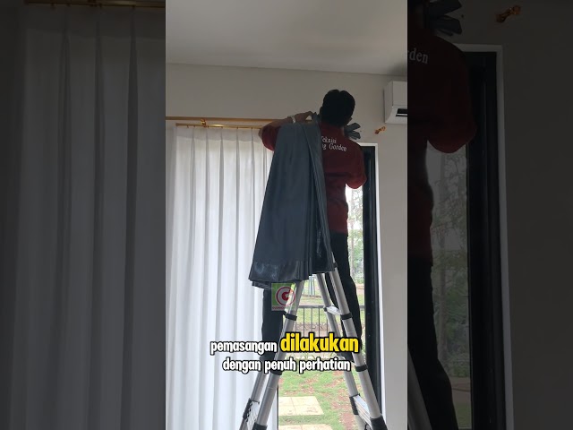 Transformasi Ruangan dengan Gorden Smokering di Famili Urban Cluster Dharmawangsa