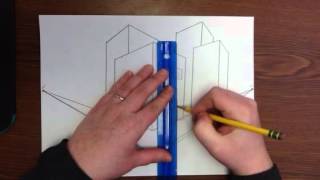 Two-point perspective city (part 2)