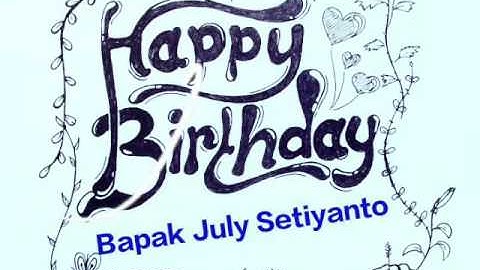 Selamat Ulang Tahun, Ayah ...