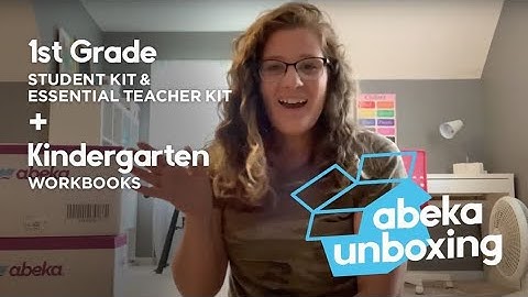 ABeka Unboxing & Review || K5 & 1st Grade