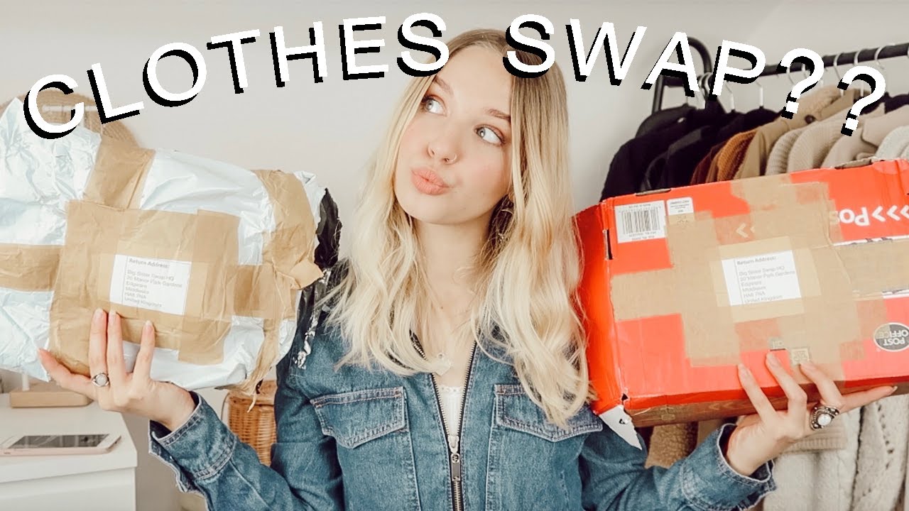 HOW I SUSTAINABLY GET NEW CLOTHES | SECOND HAND CLOTHES SWAP HAUL | BIG ...