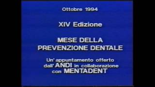 Mentadent Mese Della Prevenzione Dentale - Xiv Edizione Ottobre 1994