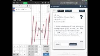 Detailed U5L10: Particle Motion W/Calculator Details