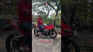 Posisi Plat Nomer dari QJ Motor SrK 250 RA