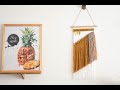 Weave|Diy weaving wall hanging tutorial #10