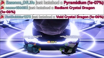 3 P2W Accounts Vs 9 F2P Accounts #4: Voidcrystal Egg | Hatching Pyramidiums and more | BGSI