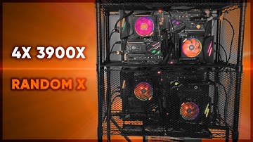 4X 3900X Random X Monero Miner Beast 54000 H/s CPU Mining Build & Parts [Miner Showcase #1] Crypto
