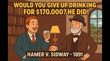 Hamer v. Sidway (1891) - #HamervSidway #casebriefs #forbearance #caselaw #learnlaw #lawfacts