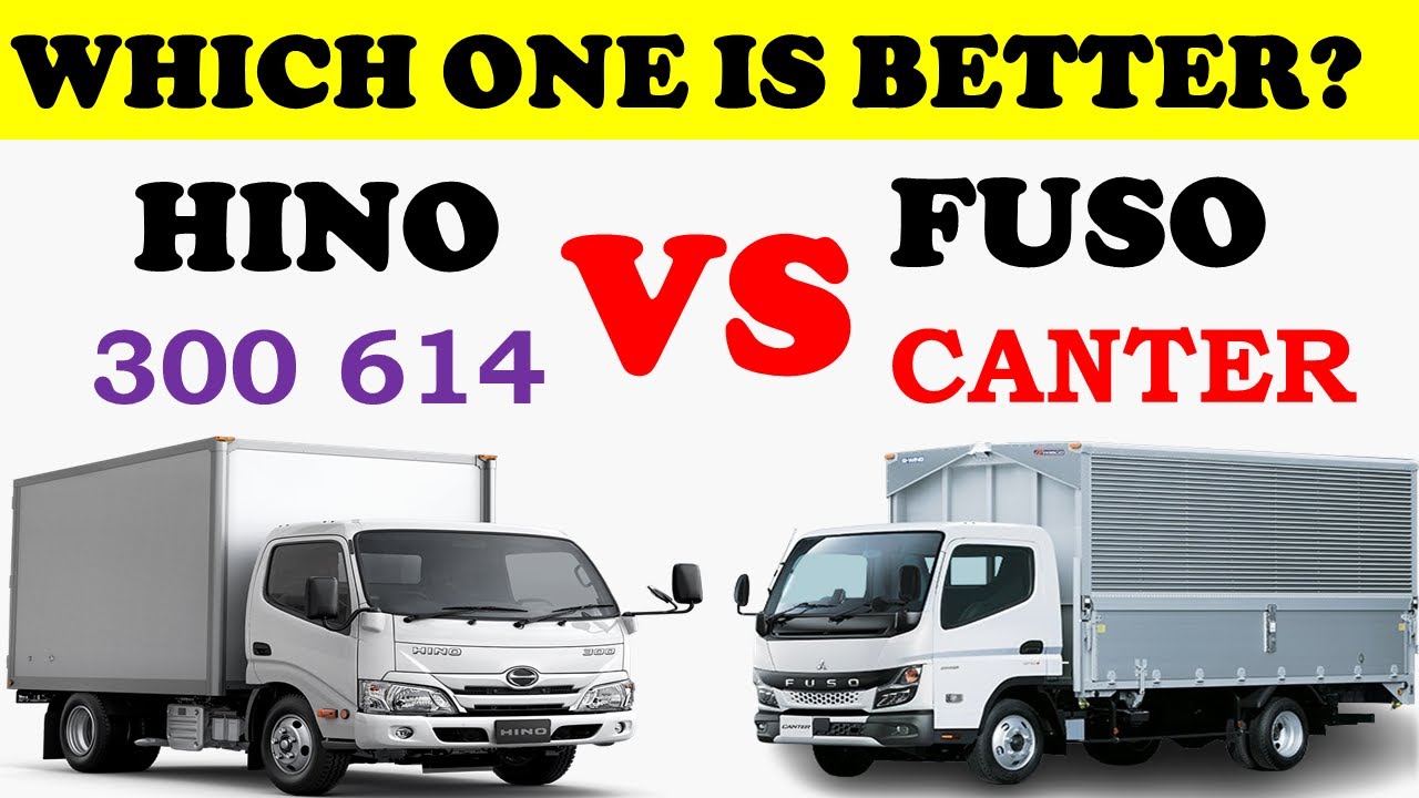 HINO 300 614 Vs FUSO CANTER FE-NC | Detailed Comparison