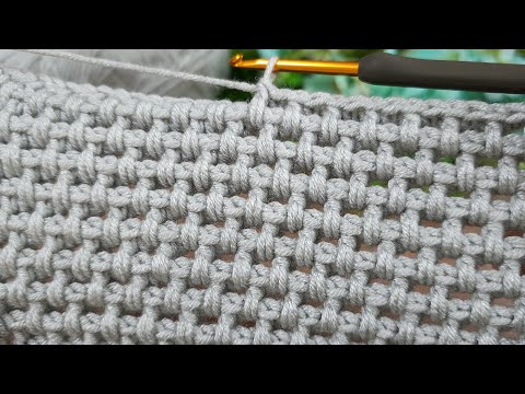 different technique ** sequential crochet pattern ... easy crochet blanket pattern #crochet #knit