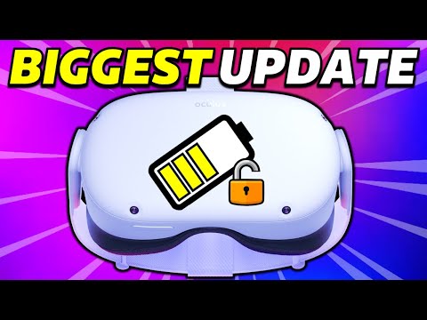 Massive Quest 2 Update brings Longer Battery Life and NEW Features.