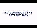 5.2.1 Unmount the Battery Pack - GoldBlock L700/L800 O&amp;M Gudie