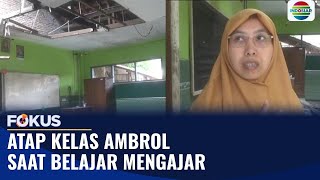 Ruang Kelas Ambruk di Bulukumba dan Jombang, Siswa Belajar di Musala dan Parkiran | Fokus