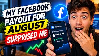 My Facebook Payout for August SURPRISED ME