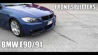 Match Highlights BMW E90/91 How To Install Front Splitters