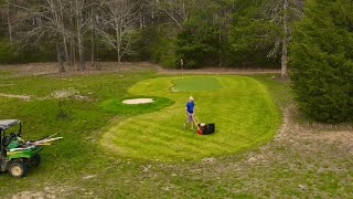 Bringing the Rye Grass down to FAIRWAY Length!