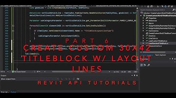 Revit API - Create Custom 30x42 Titleblock - Part 6