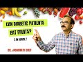 Can diabetic patients eat fruits  explained  dr dixit diet