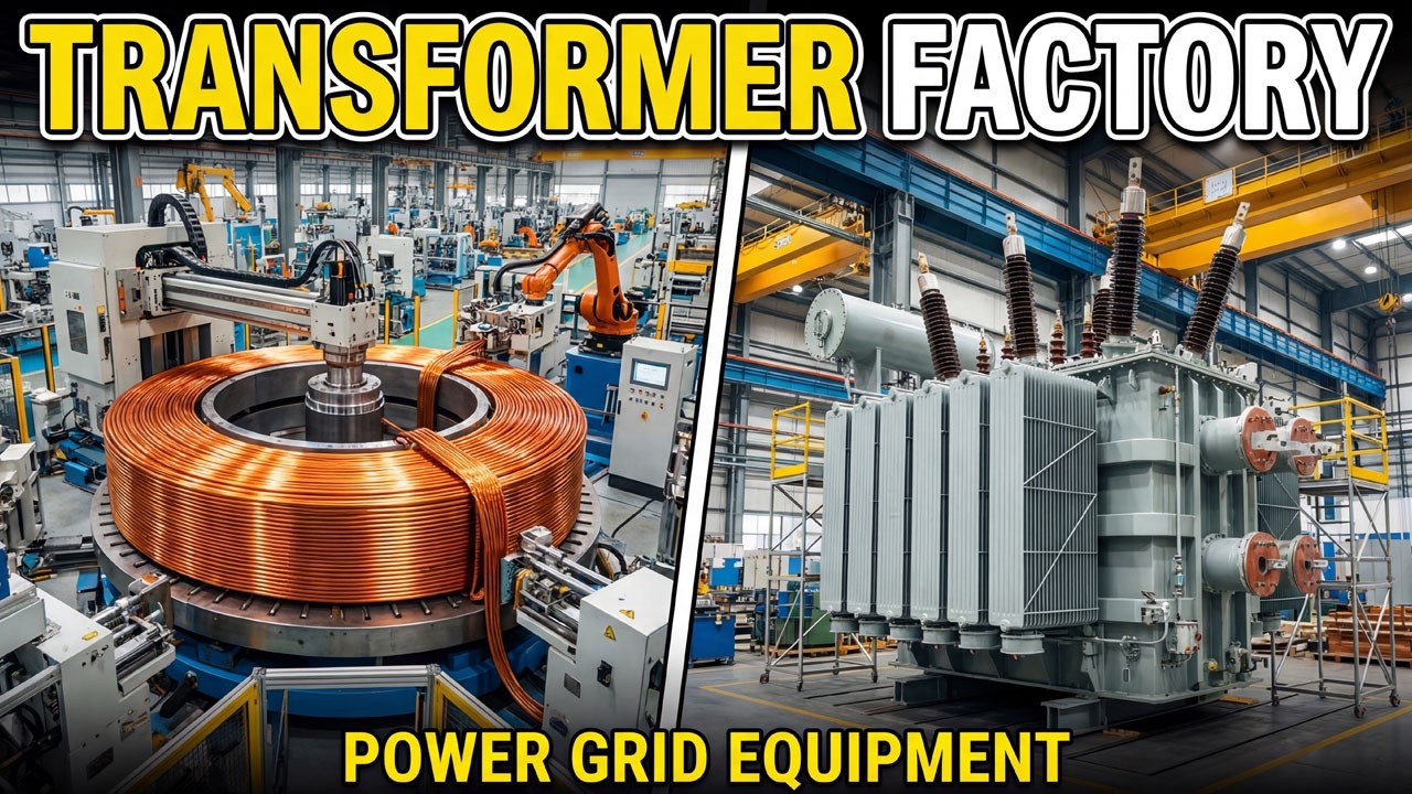 Transformerfactory How Electric Transformers Are Made - Modern Factory Process - YouTube