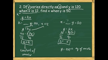 q2m3 Solving for Unknown Variable Direct Variation
