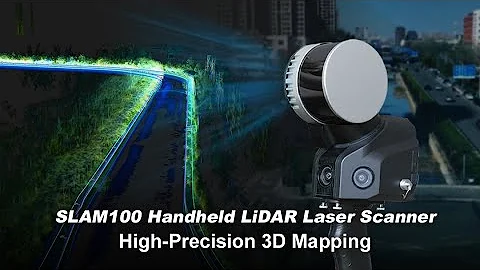 SLAM100 LiDAR Scanner | 360° 3D Mapping with cm-Level Accuracy & Real-Time Point Cloud