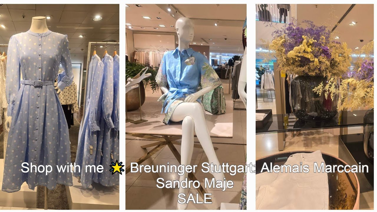 Тотальные скидки до 70 %! Breuninger Stuttgart haul: Alemais, Marccain, Sandro, Maje