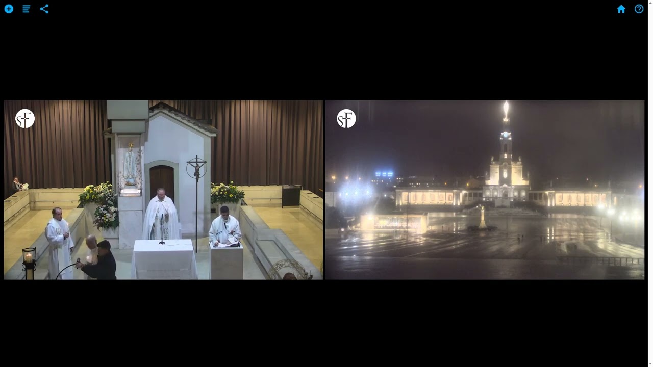 Procissão das velas na Capelinha das Aparições de Fátima | 12 February 2026