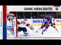 Panthers @ Rangers 11/8/21 | NHL Highlights