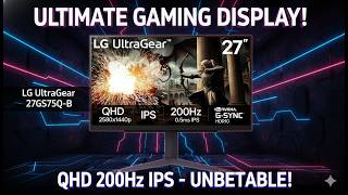 LG 27GS75Q-B Review – 200Hz QHD Gaming Monitor Worth It?