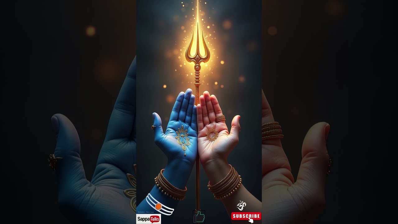 🕉️ Ardhanarishvara Stotram | Shiva & Parvati: The Divine Union 🌸🔥#lordshiva #godessdurga