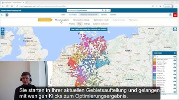 portatour® Territory Optimization auf einen Blick - Englisch mit deutschen Untertiteln