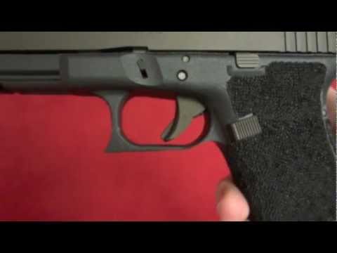 Glock 21 Gen 4 with Grip Reduction, Waffle Stippling, & Midnight Bronze Cerakote